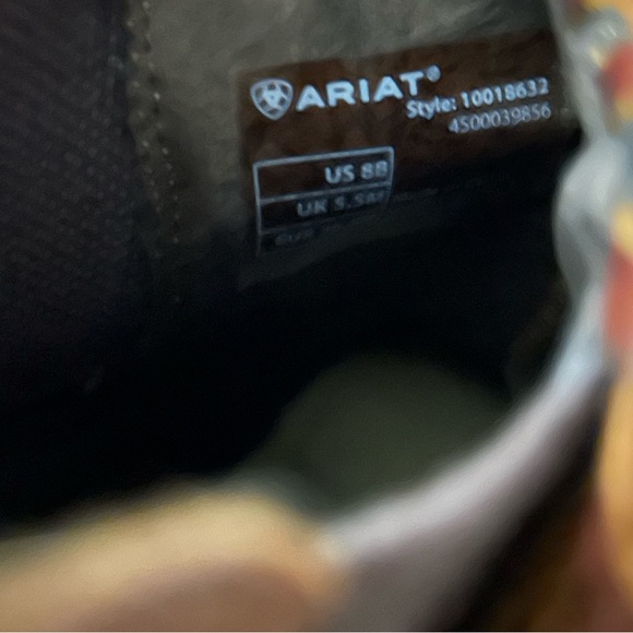 Women’s Ariat wedge ankle boots size 8B - Picture 6 of 7